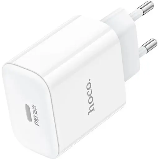 Зарядное устройство Hoco C76A Pro 1Type-C PD/QC 30W PPS White - фото 3
