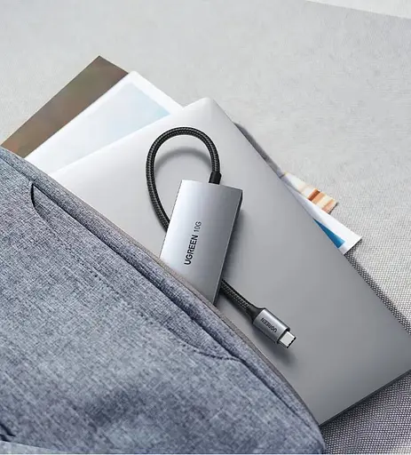 Хаб UGREEN CM480 USB-C to 2× USB 3.2+2×USB-C Adapter 10G (UGR-30758) - фото 5