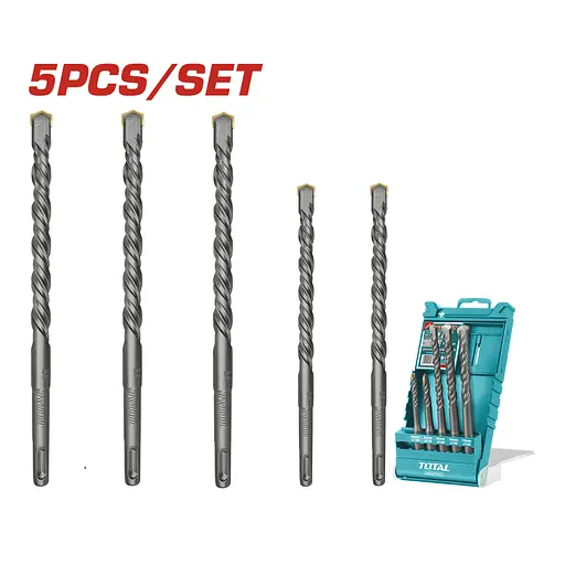 Набір бурів Total SDS PlUS d = 6-12 мм 5 шт. (TAC190501)