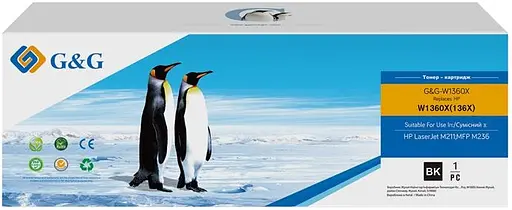 Картридж GG до HP 136X LJ M211/M212/M236 Black 2600 стор teh0015656 - фото 2