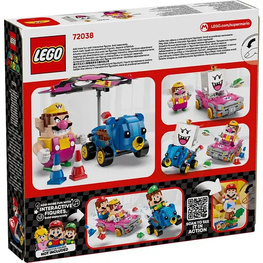 Конструктор LEGO Super Mario Mario Kart  Wario та King Boo 512 деталей (72038) - фото 11