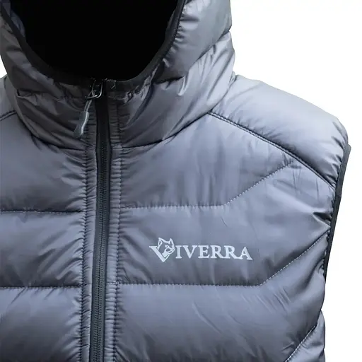 Жилет Viverra Warm Cloud Vest з капюшоном Grey S (1102-РБ-2270319) - фото 5
