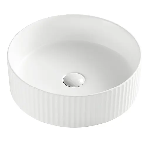 Умивальник накладний керамічний Mixxus Premium Wave-0101 400x400x125 мм MP6491, Білий - фото 2