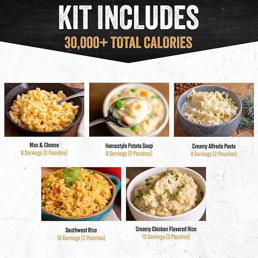 Аварийный рацион питания на 120 порций с длительным сроком годности 25 лет Ready Hour (101089) - фото 4