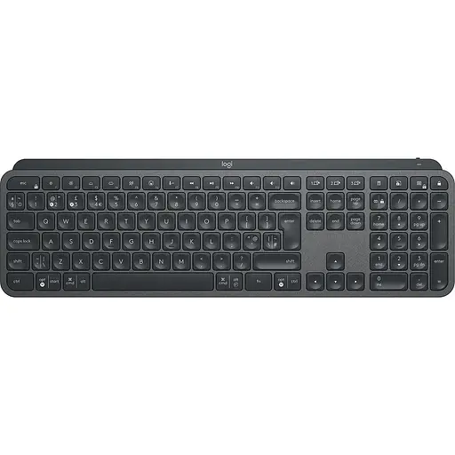 Клавиатура Logitech MX Keys Advanced For Business Wireless Illuminated Graphite (920-010251) - фото 1