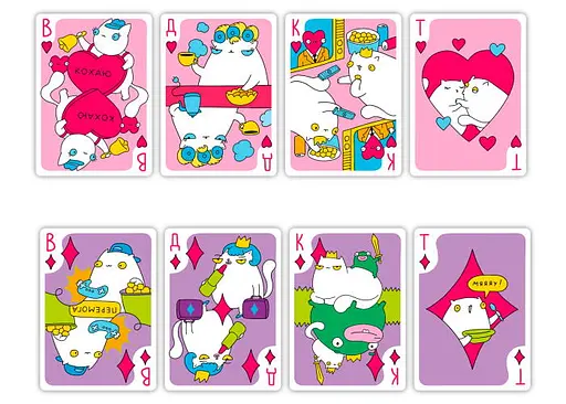 Карты игральные Оrner Maliunok. Карты кошачьи (orner-2765) - фото 3