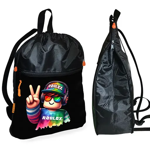 Шкільний рюкзак дитячий Роблокс / Roblox + Сумка для взуття спортивної форми рюкзак-мішок хлопчикові (01831) - фото 2