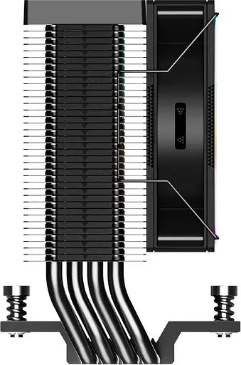 Кулер для процесора PcCooler PсCOOLER 400 ARGB BK (R400 ARGB BK) - фото 8