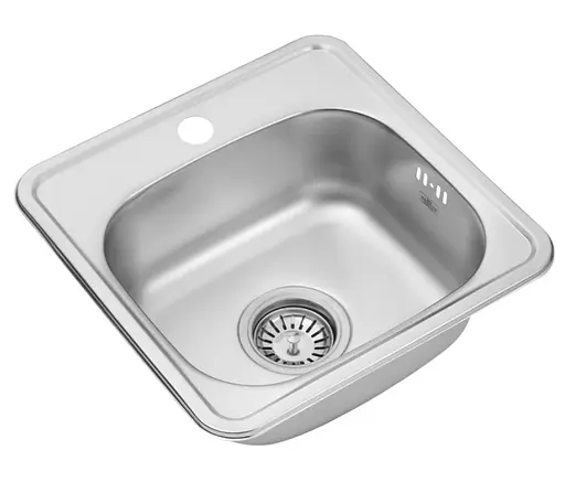 Кухонная мойка Kroner KRP Satin - 3838 (0,6 мм) (CV022756) - фото 3