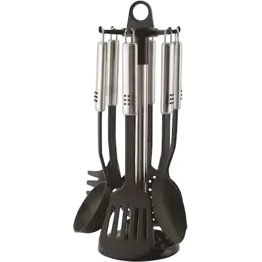 Набір кухонного приладдя Bohmann BH-7677 на підставці 7 предметів - фото 1