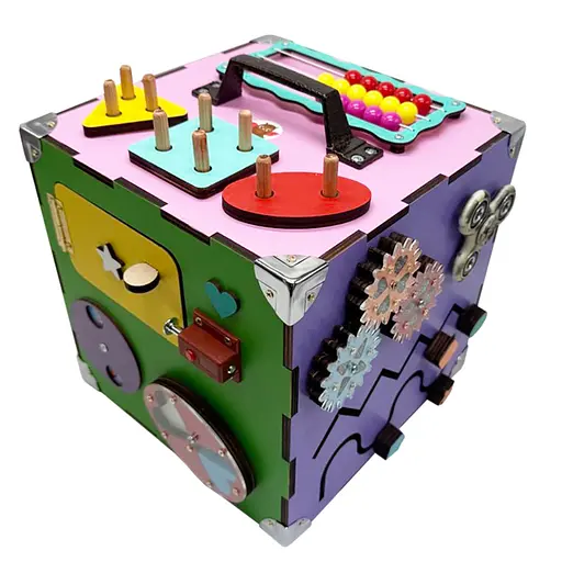 Развивающая игрушка Бизикуб Temple Group TG200182, 23x23x23 см - фото 1