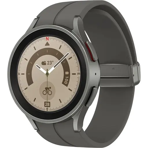Смарт-часы Samsung Galaxy Watch 5 Pro 45mm (R920N) Gray Titanium (SM-R920NZTASEK) (Grade C) Seller Refurbished