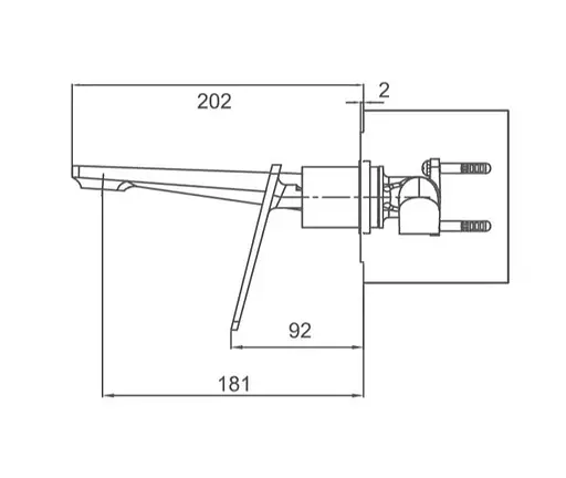 Змішувач для умивальника Frap F1058-22 - фото 2
