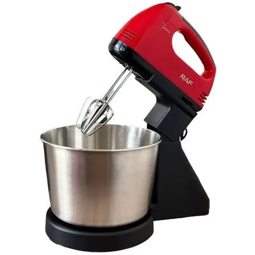 Стационарный миксер ручной RAF R.6637 О кухонный 2 л 250 Вт Красный - фото 2