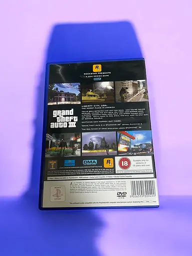 Диск с игрой на PlayStation 2 лицензия Grand Theft Auto III - фото 3