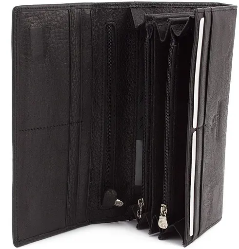 Кожаный женский кошелек Marco Coverna 18.5х9х3 см acs0024488 - фото 5