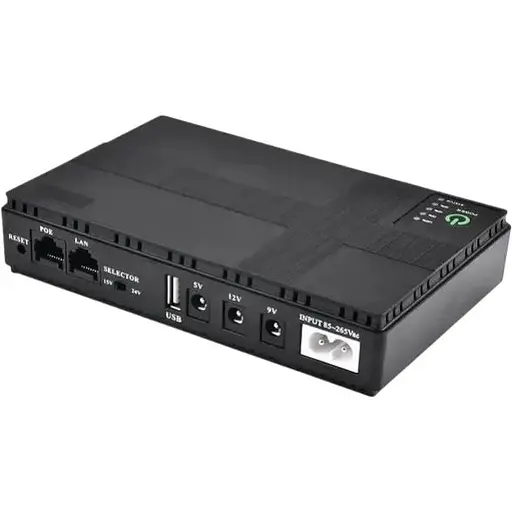 ИБП для роутера Digital UPS DC1018P, 10400 mAh 18W, оптики, терминала, видеокамеры, 5V/9V/12V