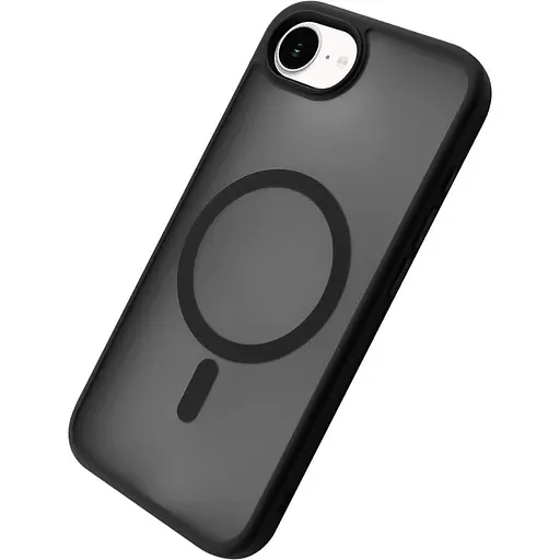 Чехол Wave Matte Insane Magnetic Ring with MagSafe для Apple iPhone 16e Black [131450] - фото 2