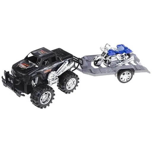 Детская машинка внедорожник джип с прицепом IM84A2