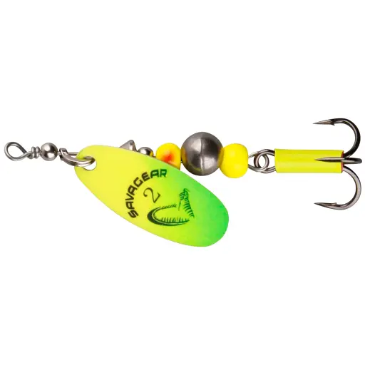 Мормышка Savage Gear Caviar Spinner #4 18 g 07-Fluo Yellow / Chartreuse