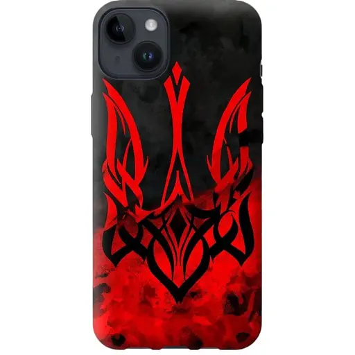 Чехол EndorPhone силиконовый патриотический iPhone 14 Plus Герб Украины v2 (5312u-2645-26985)