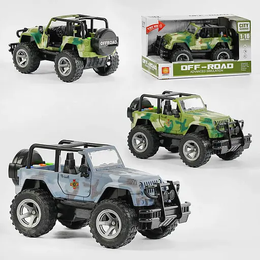 Джип інерційний, WY391A/WY391B, зі звуковими та світловими ефектами (В асортименті) - фото 2