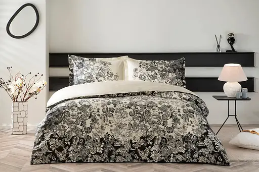 Постільна білизна Monica Siyah Сатин Tac pbe0051604 - фото 1