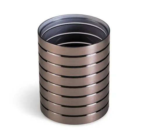 Склянка для ванної кімнати Tatkraft King Tower Bronze з міцного акрилу