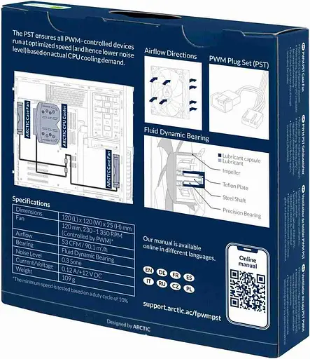 Вентилятор Arctic F12 PWM (ACFAN00198A) Б/у - фото 5