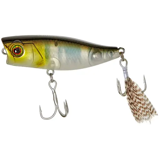 Воблер Jackall Chubby Popper 42F 42 мм 3,3 г Ghost Oikawa