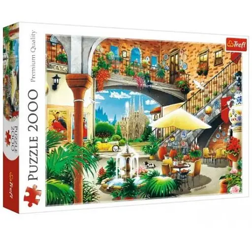 Пазл Trefl Вид на Барселону Испания 2000 эл. (27105)