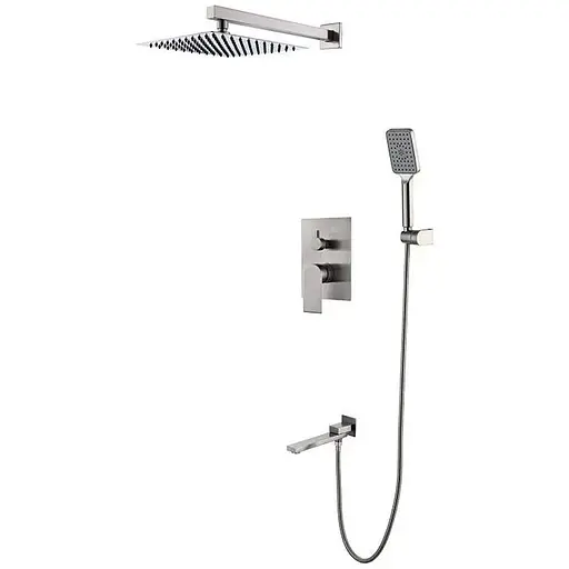 Душевая система скрытого монтажа Koer KI-66015-02 KR4785, Нержавеющая сталь - фото 1