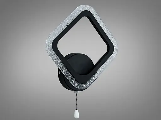 Світлодіодне бра Romin чорне 12 Вт зі шнурком - фото 3