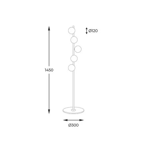 Торшер ALI 5649 Zuma Line - фото 2