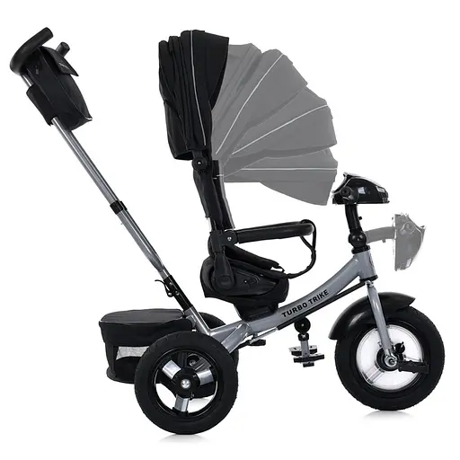 Дитячий триколісний велосипед MT 1007-1 чорний - фото 5