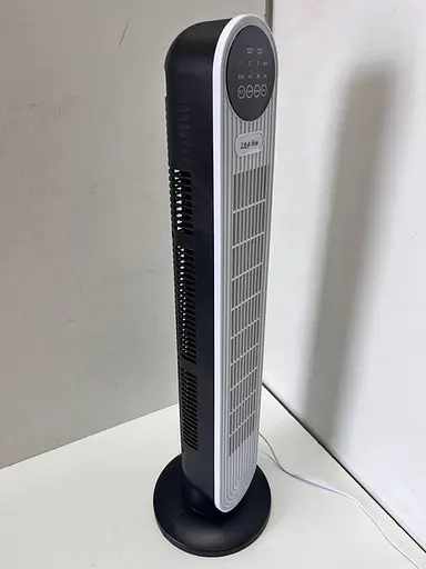 Напольный вентилятор от сети Zepline ZP-139 Ветродуйка 500Вт 3 режима с пультом и таймером Белый/Черный - фото 4