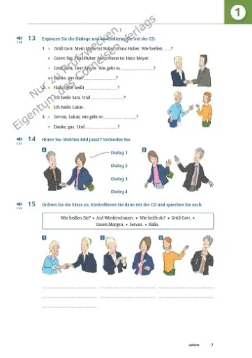 Pluspunkt Deutsch - Leben in Österreich A1. Arbwnloaeitsbuch mit Audio-mp-3 Dod und Lösungen - фото 6