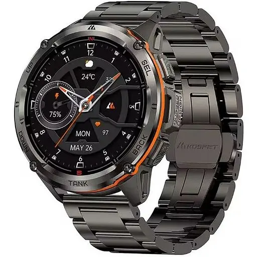Смарт-годинник Kospet Smart watch Tank T3 Ultra Black Special Edition - фото 2