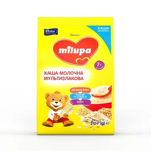 Молочна каша Milupa Мультизлакова 210 г - фото 2