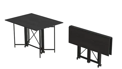 Стіл-книга трансформер Спайдер Ferrum-decor 750x1150x880 Чорний метал ДСП Сосна Кембра 16 мм (FRD-105090) - фото 5