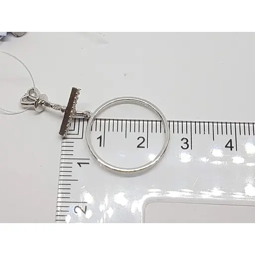 Срібні сережки Premium з фіанітами. 2590Р - фото 5