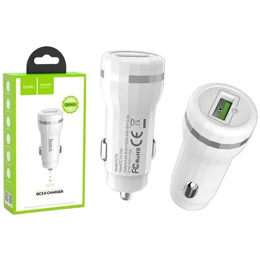 Зарядное устройство Hoco Z27A QC3.0 1 x USB/18W