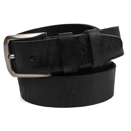 Ремінь LIMARY чорний тертий цільний 130х4х0.4 см acs0032076 - фото 4