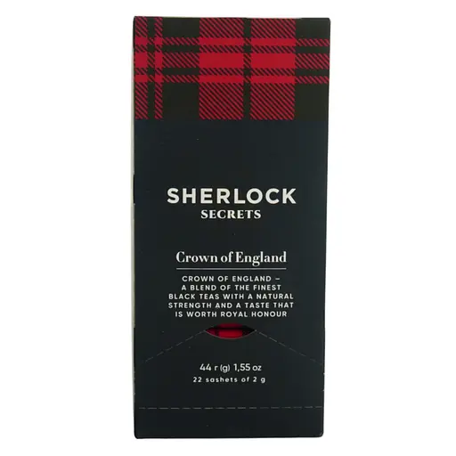 Чай черный Sherlock Secrets Crown of England 44 г (22 шт x 2 г) - фото 2