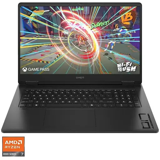 Ноутбук Ігровий HP OMEN 17-db0004nq 7 8845HS 5.1GHz, 17.3", Full HD, IPS, 144Hz, 16GB DDR5, 512GB SSD