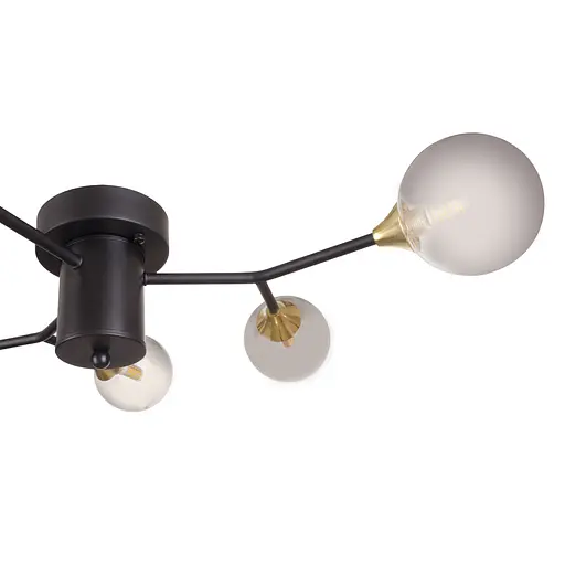 Люстра стельова Brille в спальню G9 40W BK/GY (BR-01 635C/6) - фото 2