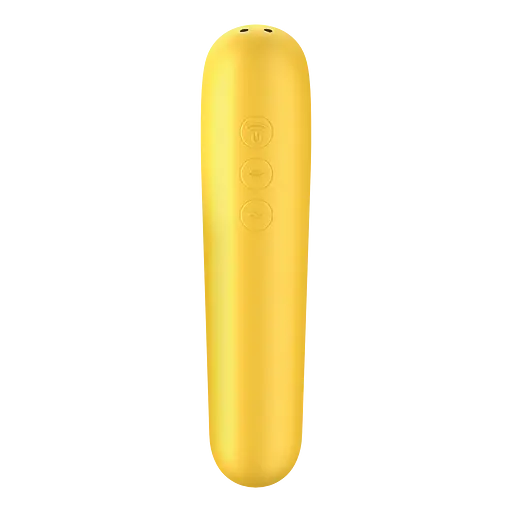 Вакуумний стимулятор клітора з вібрацією Satisfyer Dual Love (жовтий) - фото 9