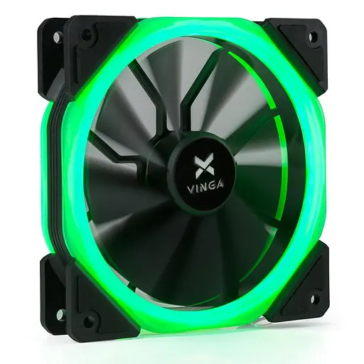 Вентилятор Vinga LED fan-01 green (LED fan-01 green) - фото 1