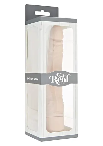 Вібратор ToyJoy Classic Slim 20.7 см (тілесний) - фото 7