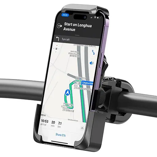 Держатель Hoco Fair bicycle motorcycle universal holder DCA28 для 4.7-7.1 дюймовых устройств - фото 7